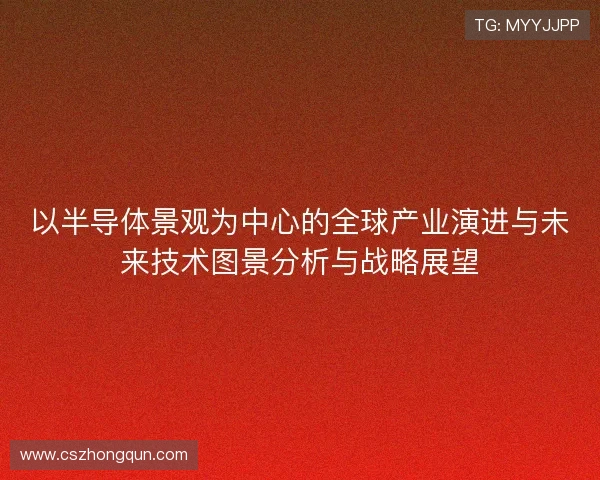 以半导体景观为中心的全球产业演进与未来技术图景分析与战略展望